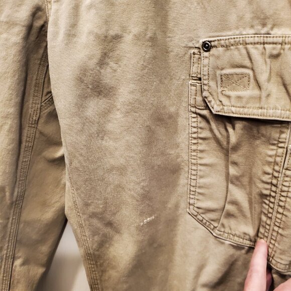 DuluthFlex Fire Hose Canvas Cargo Pants - Rugged Workwear Khaki - Picture 7 of 9